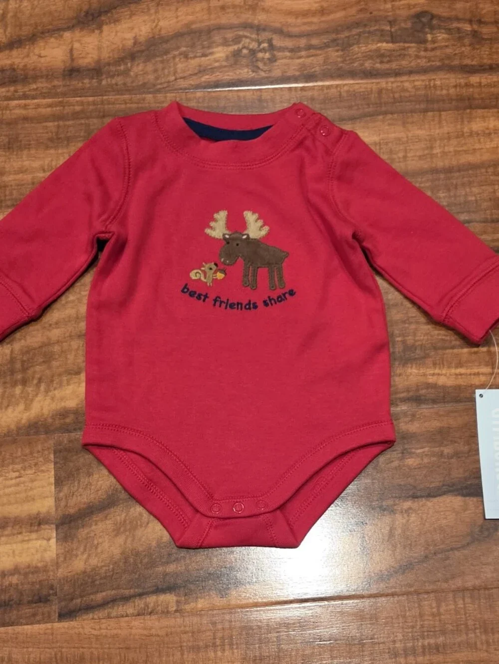 Gymboree NWT 0-3 Months Navy Corduroy Overalls, Moose Bodysuit and Socks (2)